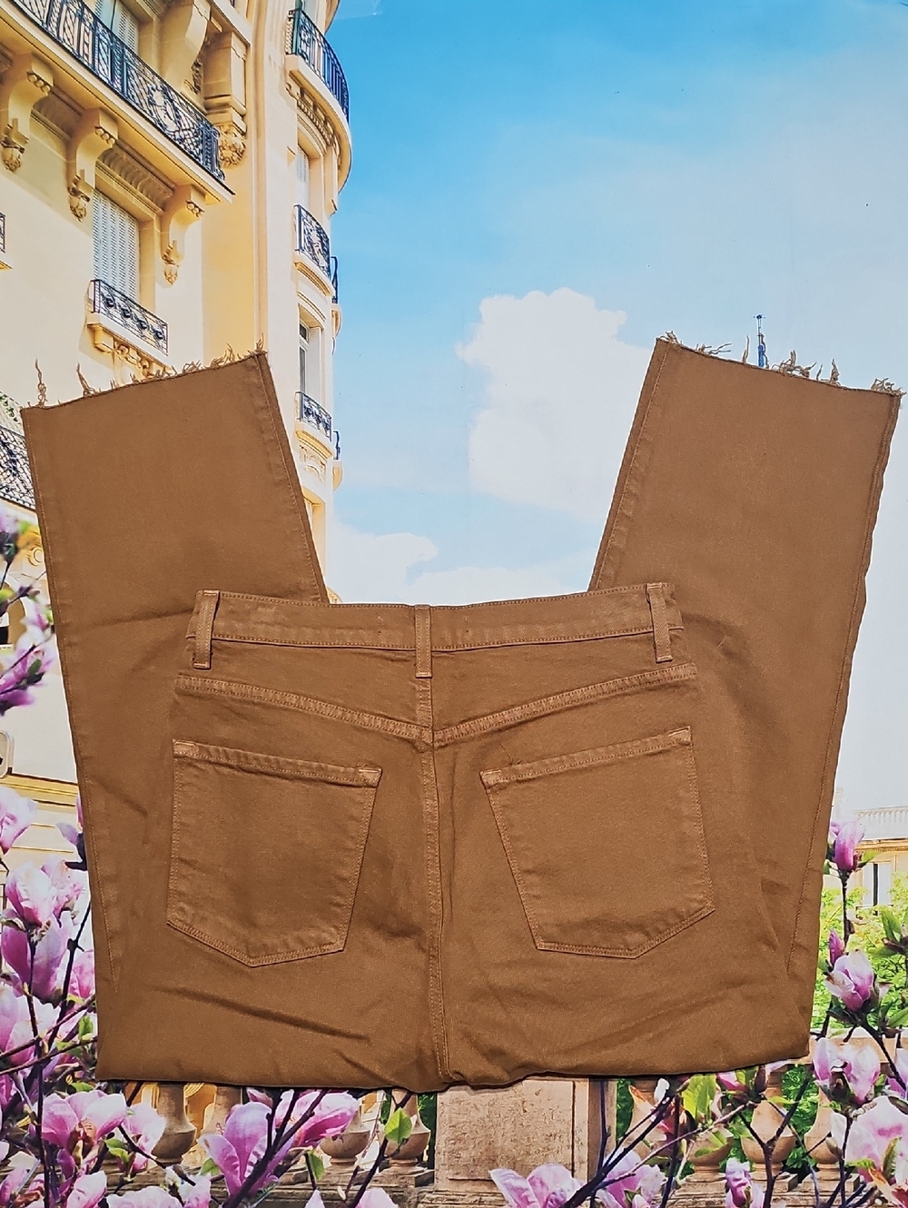 J Brand High-Rise Straight Raw Hem Jeans Size 28 - Picture 6 of 6